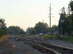 Empty yard by the mill on the branch